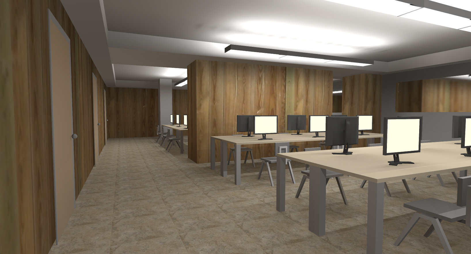 Modélisation d’un espace de bureaux